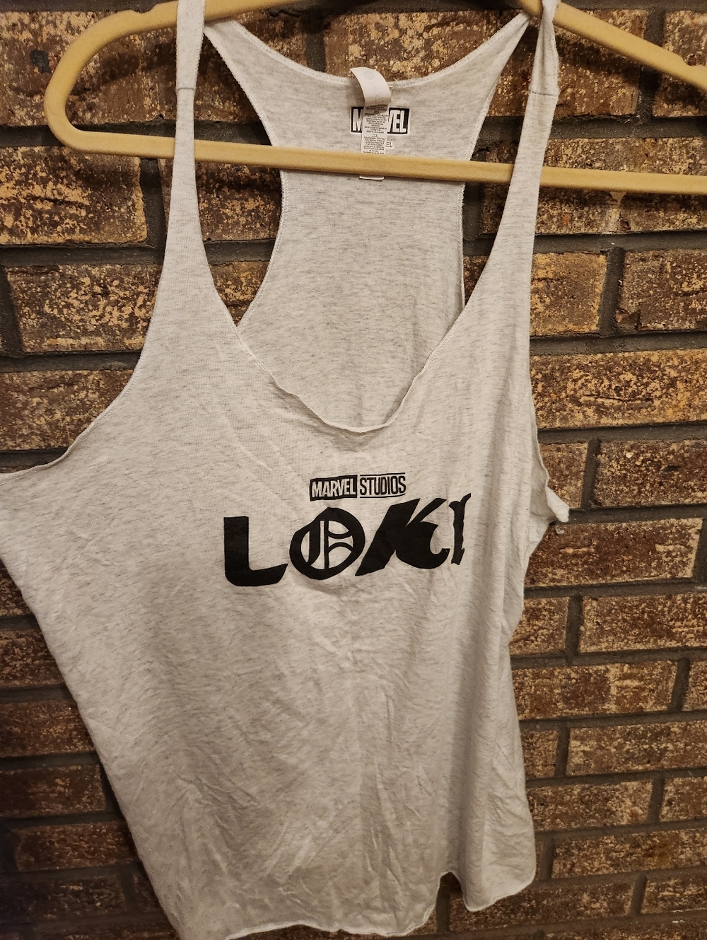 Next Level Apparel Light Gray Loki Tank Top Size XXl